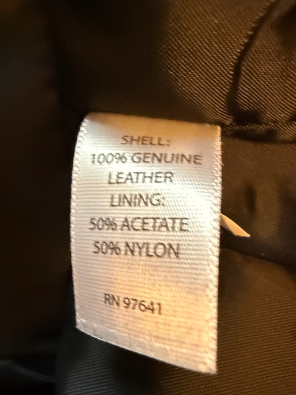 J Jill Black Genuine Leather Vest Zip Front Minimalist Classic Size M - Picture 5 of 5